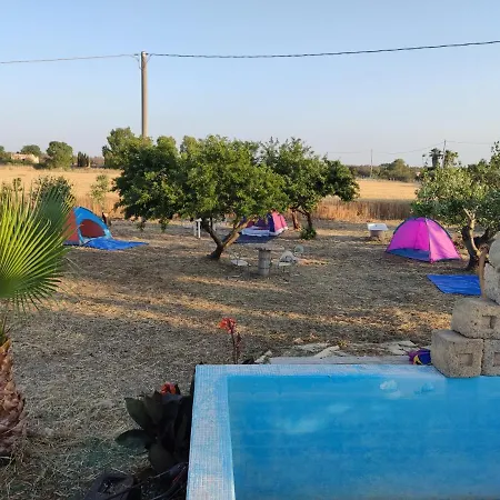 Campsite Aree Tende Presso La Casa In Campagna Di Ottavia Alezio